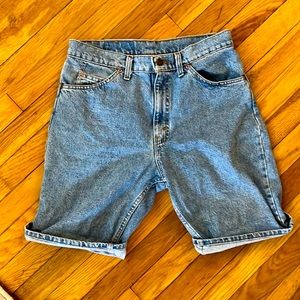 Vintage 1990s Levi’s denim shorts, made in USA